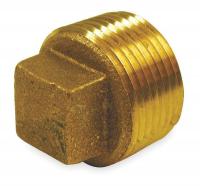 1VFT8 Cored Plug, Red Brass, 3 In, 150 PSI