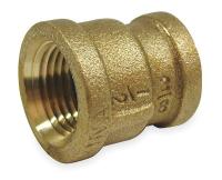 1VGD2 Reducing Coupling, Red Brass, 1/2 x 3/8 In