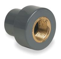 1VGC8 Coupling, PVC, 1/2 x 1/2 In, Schedule 80