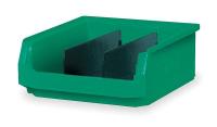 1VH42 Bin, Plastic, Green