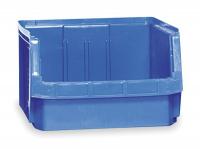 1VH53 Bin, Plastic, Blue