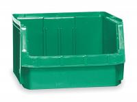 1VH54 Bin, Plastic, Green