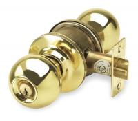 1VHY6 Light Duty Knob Lockset, Augusta, Entrance