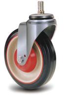 1VJN1 Swivel Stem Caster, 5 In, 350 lb, Polyurthn
