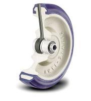 1VJN2 Caster Wheel, 5 D x 1-1/4 In. W, 250 lb.