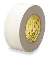 1VJU1 Cloth Tape, 2 In x 60 yd, 7.5 mil, White