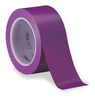 24A669 Marking Tape, Roll, 2In W, 108 ft. L, Purple