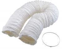 1VK45 Accordion Duct Kit, 25 ft. L, 16 In. Dia.