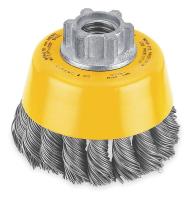 1VK72 Knotted Cup Brush, 3 In
