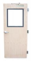1VMW8 Security Door, Type ST, Red Oak Veneer