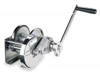 1VN86 Hand Winch, Spur Gear, w/Brake, 2000 lb.