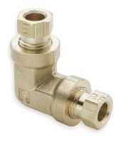 1VPK1 Union Elbow, 1/2 In, Brass, 1150 PSI, PK 5