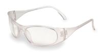 1VT86 Safety Glasses, Clear, Scratch-Resistant