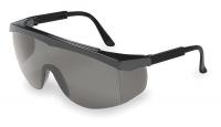 1VW10 Safety Glasses, Gray, Scratch-Resistant