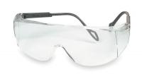 1VW16 Safety Glasses, Clear, Scratch-Resistant