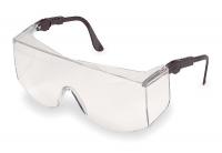 1VW17 Safety Glasses, Clear, Scratch-Resistant