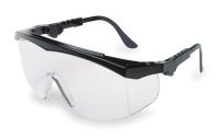 1VW22 Safety Glasses, Clear, Scratch-Resistant