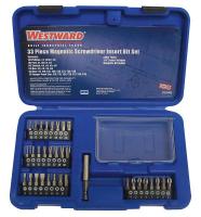 1VXN8 Magnetic Drive Guide Set, Size 1/4, 33 Pc