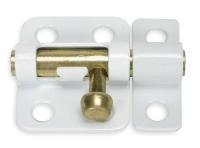1VZU8 Window Barrel Bolt, White, 2 In