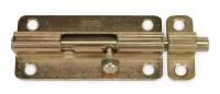 1VZY1 Slide Barrel Bolt, Brass