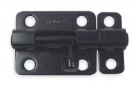 1VZZ1 Slide Barrel Bolt, Black, 2-1/2 In