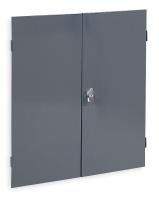 1W880 Door Set, Gray, 36 In. W, 37 In. H