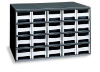 1W899 Storage Cabinet, HD Steel, 20 Drawers