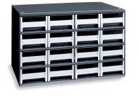 1W901 Storage Cabinet, HD Steel, 16 Drawers