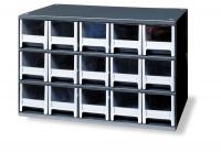 1W902 Storage Cabinet, HD Steel, 15 Drawers