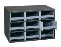 1W903 Storage Cabinet, HD Steel, 9 Drawers