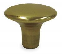 1WAH8 Round Cabinet Knob, Steel, 1 1/2 In L