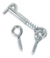 1WBE1 Eye Hook, Steel, Length 2 In, PK 20