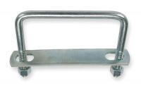 1WBE9 U Bolt, 4 Lx3 Hx3/8 In W