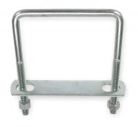 1WBF3 Square U bolts, 4 Lx5 Hx3/8 In W