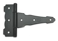 1WBH2 T Hinge, Heavy, Steel, Black