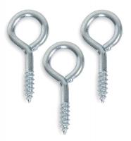 1WBG6 Screw Eye, Type Large Eye, Steel, PK 20