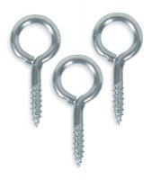 1WBG8 Screw Eye, Type Large Eye, Steel, PK 20