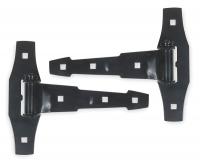 1WBJ1 T Hinge, Spring, Steel, 1 7/8 In L, PK 2