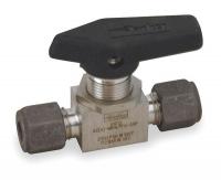 1WBN2 SS Ball Valve, Comp. x Comp., 1/2 In