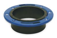 1WHR5 Adj. Closet Flange w/ Metal Ring 4x3 In