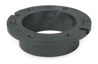 1WHT1 Flush Closet Flange, 4 In, ABS, Hub