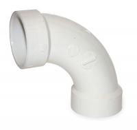 1WJY8 Long Sweep Elbow, 90 Deg, PVC, 1 1/2 In