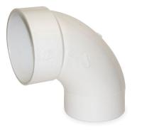 1WKB6 Street Elbow, 90 Deg, PVC, 4 In, Hub x S