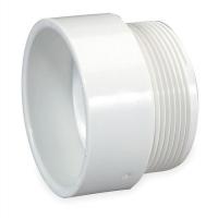 1WKG4 Male Adapter, PVC, 1 1/2 x 1 1/4 In