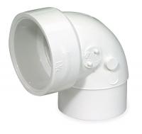 1WKT8 Vent Street Elbow, 90 Deg, PVC, 2 In