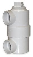 1WKU1 Drum Trap, PVC, 1 1/2 x 3 x 6 In, 1500 PSI