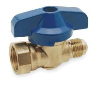 1WMC8 Brass Gas Ball Valve, FNPTxFlared, 1/2 In