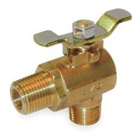 1WMK1 Brass Ball Valve, Angle, MNPT, 1/2 In