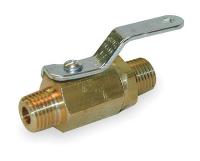 1WML1 Brass Ball Valve, Inline, MNPT, 1/8 In