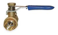 1WMP1 Brass Ball Valve, Inline, FNPT, 1/2 In